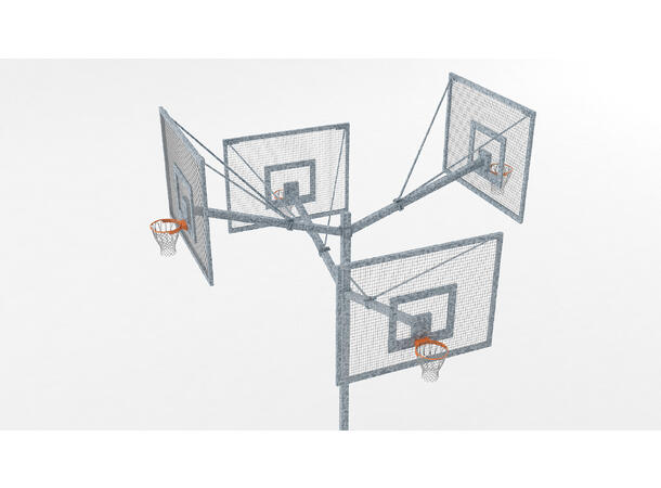 4-sidig basketballanlegg