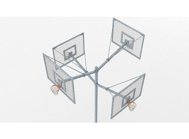 4-sidig basketballanlegg