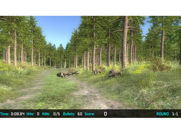 HD Skytesimulator Tilleggsmod. til sports- & golfsimulator 