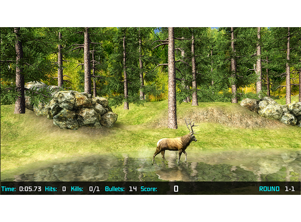 HD Skytesimulator Tilleggsmod. til sports- & golfsimulator 