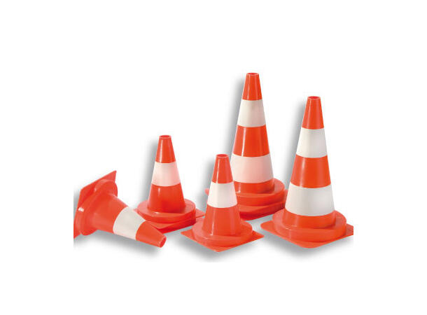 PVC markør kjegle 32 cm høy