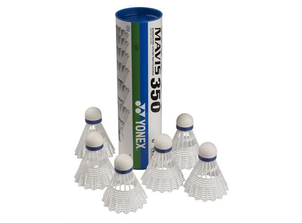 Yonex® Badmintonballer MAVIS 350 Medium - blå - 6stk