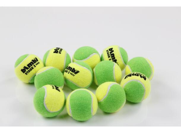Tennisball 12 stk- Metodisk ball Lettere og langsommere
