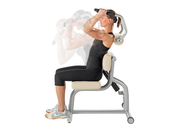 Abdominal og ryggapparat Creme 
