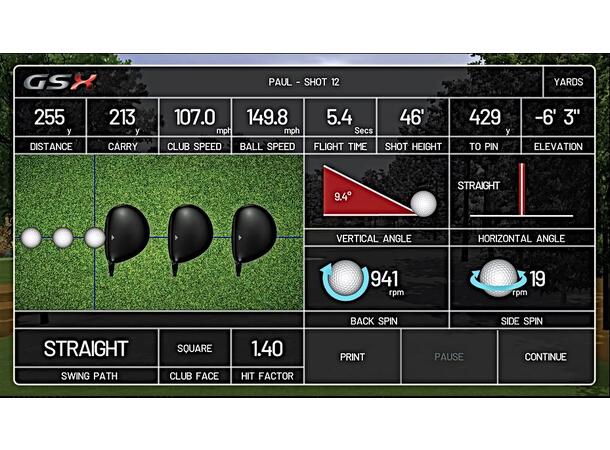 Golfsimulator m. 3 lerreter - Toppmodell Virkelighetsnær 3D Surround grafikk!