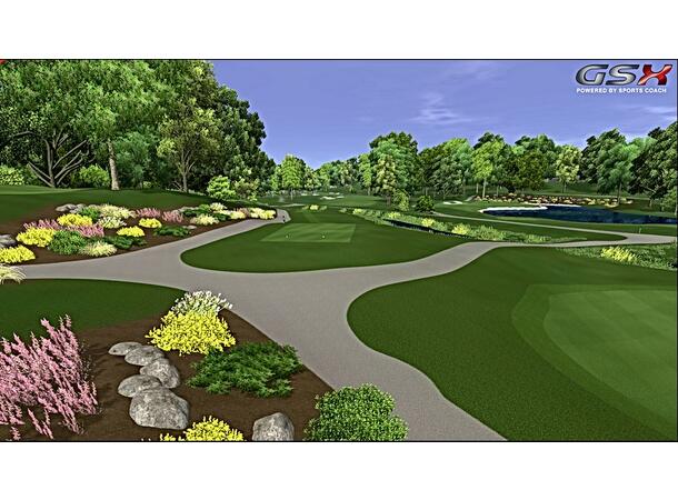 Golfsimulator m. 1 Lerret, 65 baner Meget realistisk golfsimulator