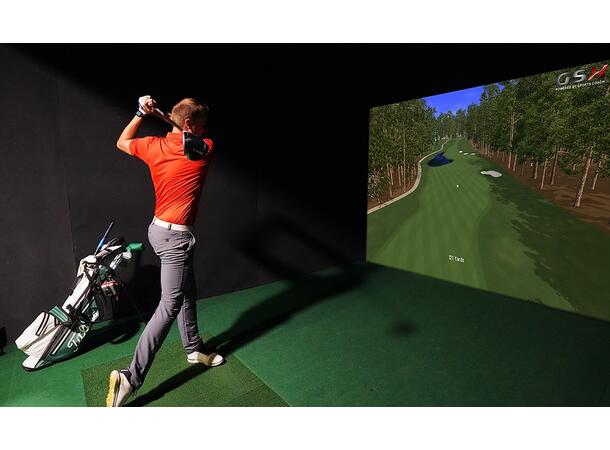 Golfsimulator m. 1 Lerret, 65 baner Meget realistisk golfsimulator