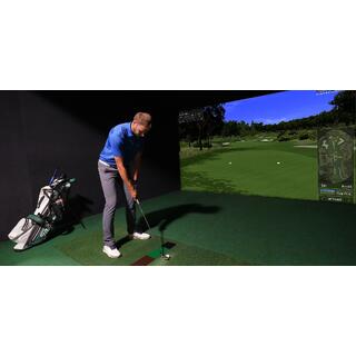 Golfsimulator m. 1 Lerret, 65 baner Meget realistisk golfsimulator