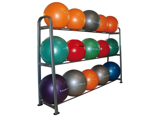 Oppbevaringsstativ for store baller