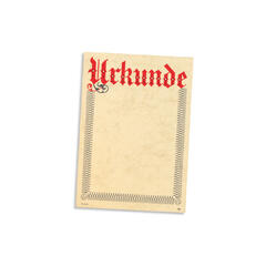 Sertifikat uten sport emblem 9,7 x 21,9 cm
