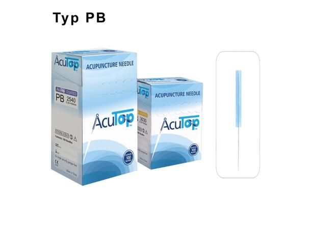 Akupunkturnål 100 stk AcuTop PB 0,25 x 25 mm