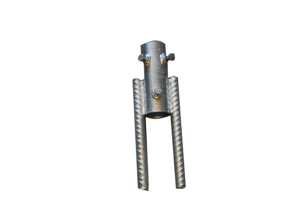 Fjellfundament stolpe 89mm Med vinger