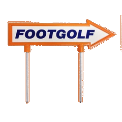 Rettningspil Footgolf med dekal