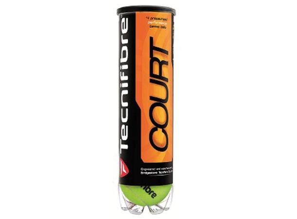 Tennisballer Tecnifibre® Tour-One 4 stk - ITF-godkjent 