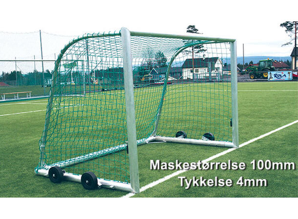 11'er nett fotballmål NS D: 0,9/2,0m Grønt 100mm 