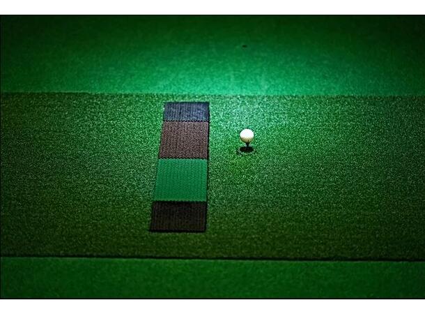 Matte med Sandbunkergress & Roughgress Til Golfsimulator