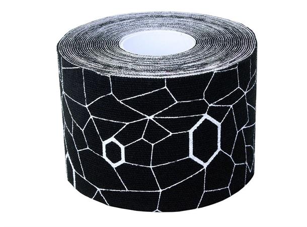 Thera-Band Kinesiologi Tape XactStretch, 5 m x 5 cm, Svart/hvit