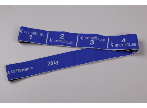 Elastiband 20 kg Treningsstudio i lommen blå 
