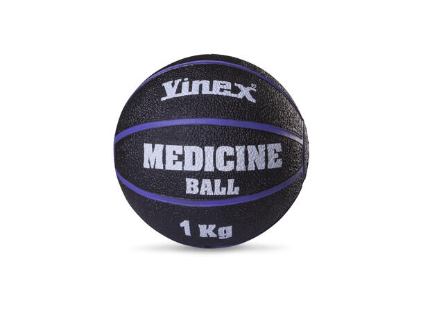 Medisinball i gummi - 1kg 
