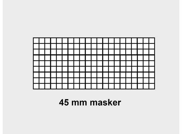 Ballfangernett skreddersydd 45mm masker for fotball - 3mm tråd -  PRIS PR KVM