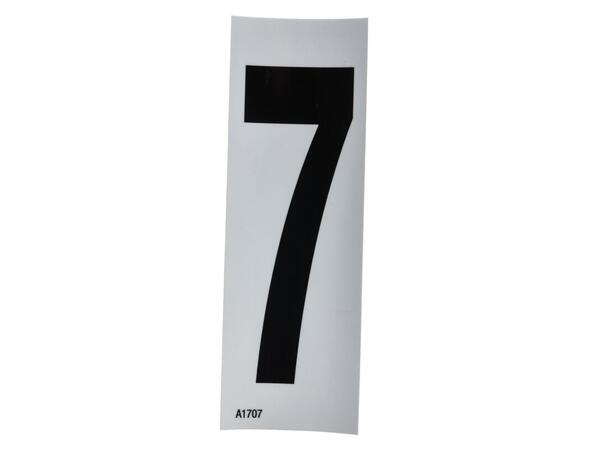 Selvklebende Nummer Tall 7 - svart