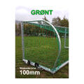 5'er nett fotballmål rund bøyle Grønt 100 mm