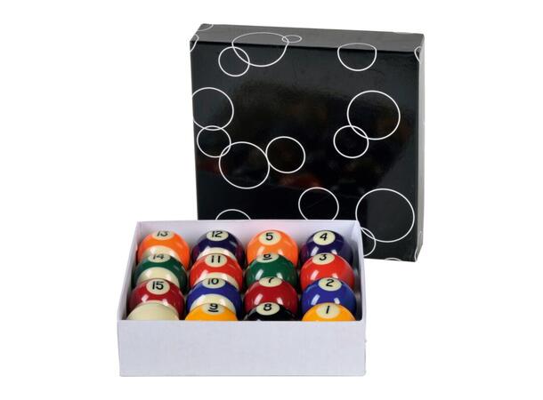 Billiardkuler - Sett med 16 stk