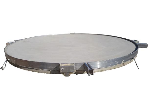 Kulestøt kaste sirkel med betong plate
