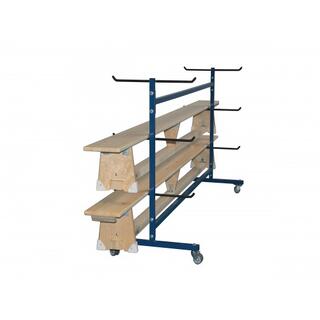 Lagringstralle for 6 gymnastikkbenker
