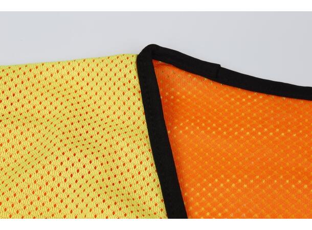 Overtrekksvest/vendbarevest Gule/Oransje Senior