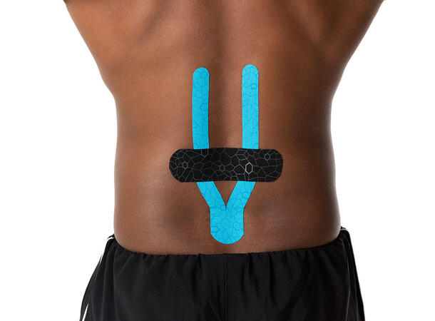 Thera-Band Kinesiologi Tape XactStretch, 5 m x 5 cm, Rosa/Hvit 