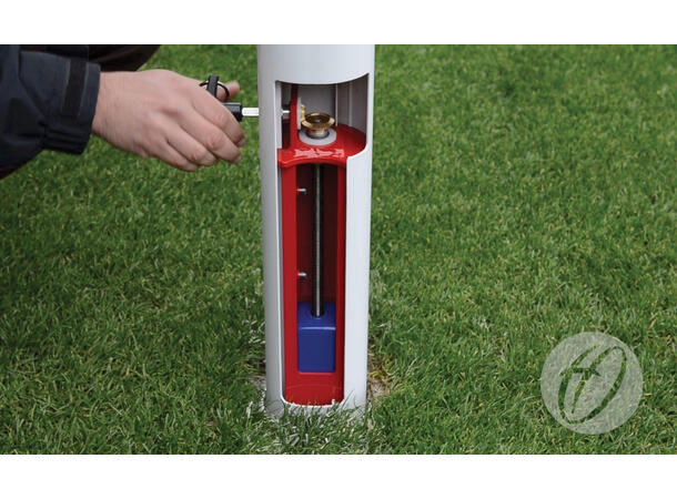 11'er Fotballmål 7,32 x 2,44 m - 2 mål FIFA, M. HYLSER I STEDET FOR NETTSTØTTER 