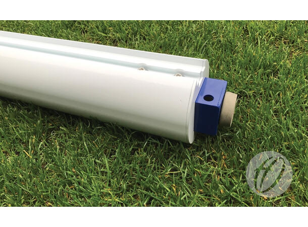 11'er Fotballmål 7,32 x 2,44 m - 2 mål FIFA, M. HYLSER I STEDET FOR NETTSTØTTER 