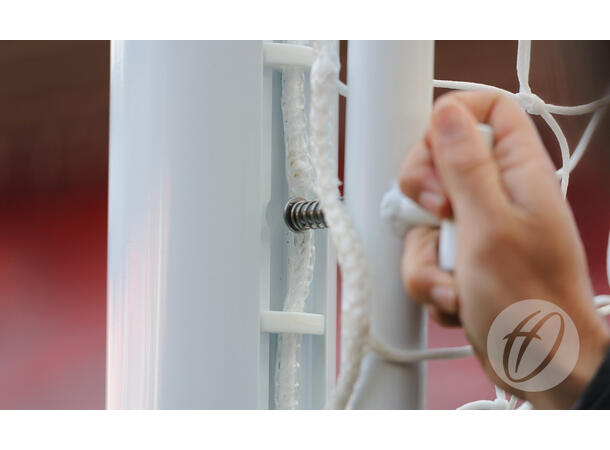 11'er Fotballmål 7,32 x 2,44 m - 2 mål FIFA, M. HYLSER I STEDET FOR NETTSTØTTER 