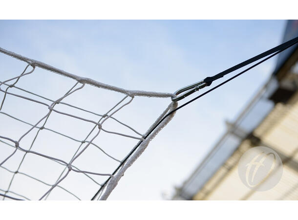 11'er Fotballmål 7,32 x 2,44 m - 2 mål FIFA, M. HYLSER I STEDET FOR NETTSTØTTER 