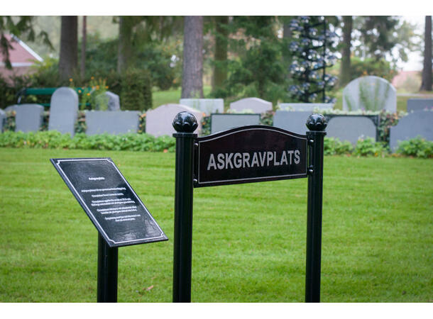 Eksklusive skilt til kirkegårder 