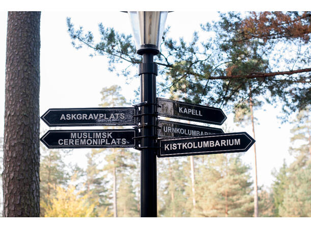 Eksklusive skilt til kirkegårder 