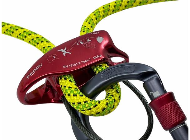 Taubrems og karabin Ocun Belay Set Eagle + Ferry