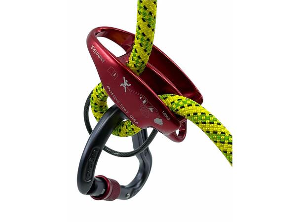 Taubrems og karabin Ocun Belay Set Eagle + Ferry 
