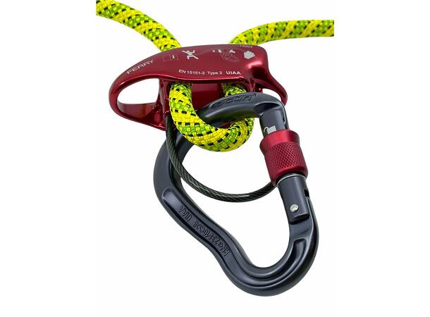 Taubrems og karabin Ocun Belay Set Eagle + Ferry
