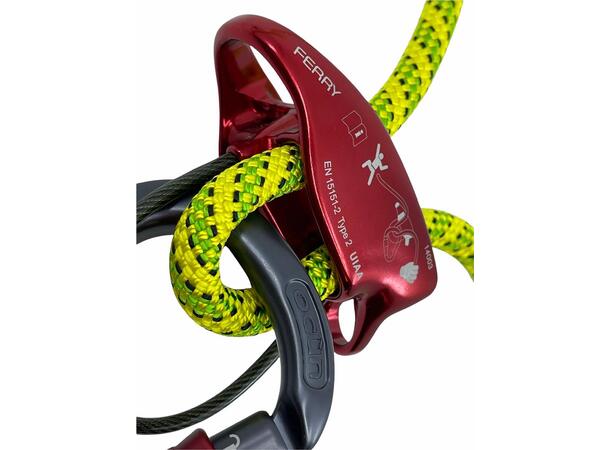 Taubrems og karabin Ocun Belay Set Eagle + Ferry 