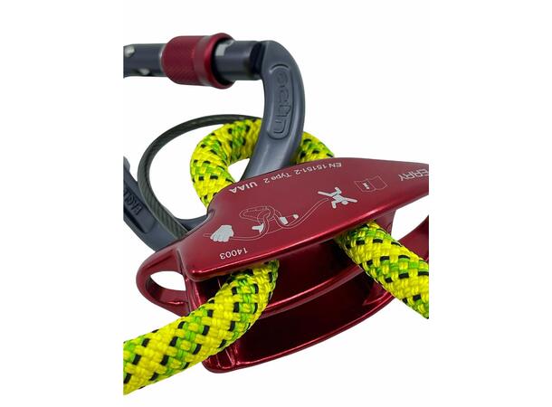 Taubrems og karabin Ocun Belay Set Eagle + Ferry
