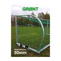 5'er nett fotballmål rund bøyle Grønt 50mm