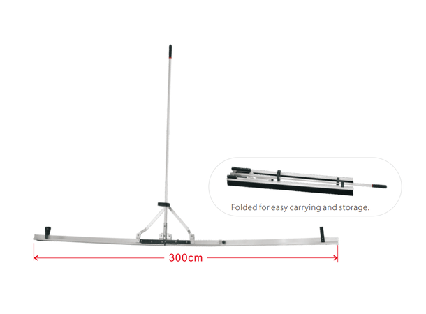Duggbørste 3m Sammenleggbar 