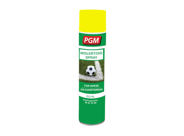 Midlertidig spray - gul Fargen forsvinner raskt