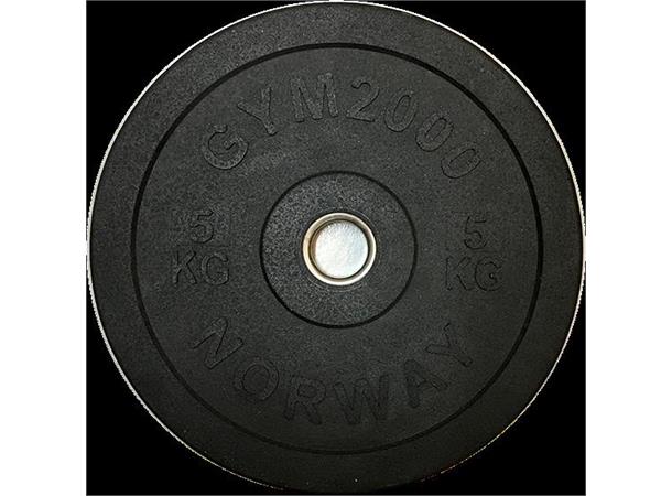 Olympisk bumperplate Pro 5 kg 50 mm