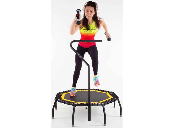 Original professional WOLD JUMPING Highspeed Trampoliner standard GUL