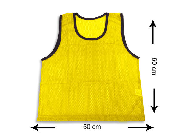 10 stk Treningsvest - Medium - Gul