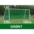 11'er nett fotballmål D: 1,0/2,25 m Grønt 120mm