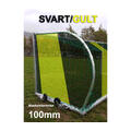 11'er nett rund bøyle Svart/Gult 100mm
